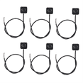thumbnail image 1 of 6Pc Momentary Switch Momentary Push Button on Off Switch 12V 24V Surface Mount Mini Button Switch Durable Easy Install, 1 of 7