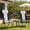 Black & Gray, variant on WTVIDAS Double Beach Chair with Canopy Shade Oversized Camping Chairs with Cup Holder Cooler Bag Folding Loveseat Chairs for Camping Beach Lawn