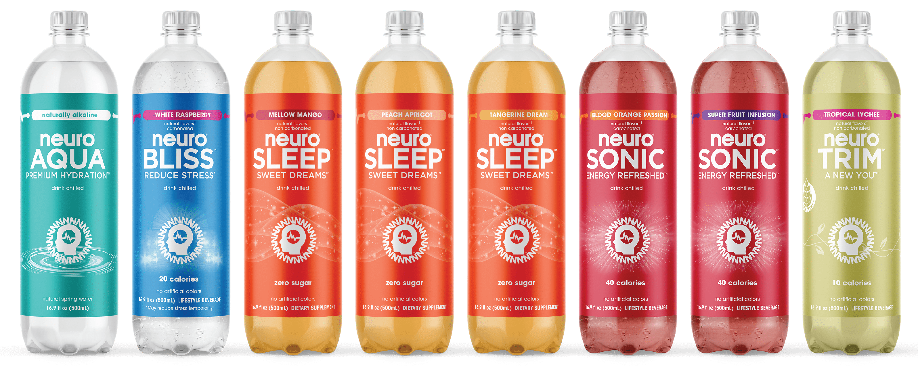 neuroSONIC, Superfruit, Energy Beverage, 16.9oz (12 Pack)