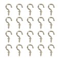 thumbnail image 1 of 50pcs Iron Screw Hooks Heavy Duty Screw Hooks Self-tapping Hanging Hooks, 1 of 2