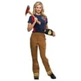 thumbnail image 2 of Womens Fire Captain Plus Size Costume, 2 of 3
