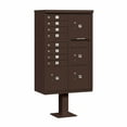 thumbnail image 3 of Cluster Box Unit with 8 Doors and 4 Parcel Lockers in Bronze with USPS Access Type VI, 3 of 4