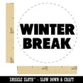 thumbnail image 2 of Winter Break Bold Text Teacher School Self-Inking Rubber Stamp Ink Stamper - Purple Ink - Mini 1/2 Inch, 2 of 7