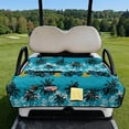 thumbnail image 2 of Pzuqiu Quilted Golf Cart Seat Covers Portable Anti-Scratch, Compatible with Outdoor Golf Club Carts Cushion Towel Blanket(Palm Tree), 2 of 9
