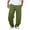Army Green, variant on Men's Fleece Sweapants Loose Fit Baggy Gym Workout Pants with Pockets Open Bottom Yoga Sweatpants