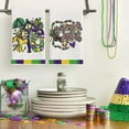 thumbnail image 4 of Happy Mardi Gras Home Kitchen Towels, 18 x 26 Inch Holiday Ultra Absorbent Drying Cloth Dish Towels for Cooking Baking Set of 2, 4 of 6