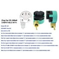thumbnail image 4 of 3Pcs ZE-268S6 Ceiling Fan Switch 3 Speed 4 Wire for Ceiling Fans and Wall Lights Pull Chain Switch Replacement Bronze, 4 of 5