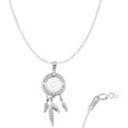 thumbnail image 1 of JOYARIS Collar Atrapasueños Grande Zirconias + Cadena Plata 925 DM-0001516, 1 of 4