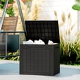 thumbnail image 2 of Outsunny Coffre de Terrasse Extérieur de 28 Gallons, Coffre de Terrasse Étanche et Résistant aux UV, 2 of 10