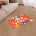 thumbnail image 3 of yuksok Carpet Anti Skid Festive Santa Claus Elk Rectangular Reusable for Bedroom Living C, 3 of 7