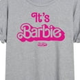 thumbnail image 3 of Barbie The Movie - It's Barbie Pink - Women's Oversized T-Shirt, 3 of 5