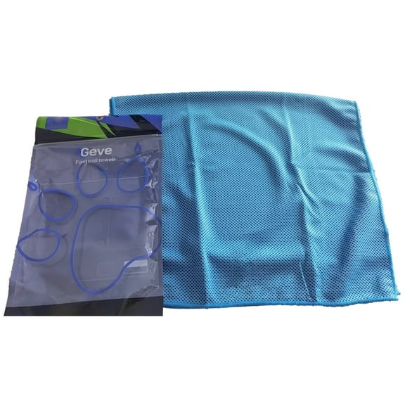 Geve Football towels, Quick Dry Towel, Lightweight Microfiber Travel Towels, Blue