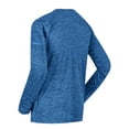 thumbnail image 2 of Regatta - Camiseta Jaspeada Burlow Manga Larga Hombres (Azul Náutico Jaspeada), 2 of 3