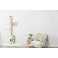 thumbnail image 2 of TRIXIE Mateo Wooden & Sisal 4-Level 54.3" Wall Mount Cat Tree, Scratching Posts & Condo, Natural, 2 of 8