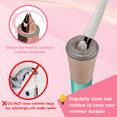 thumbnail image 4 of iMusthav Portable Flawless Epilator for Eyebrow, Nose & Ear Hair Removal Painless Electric Razor, 18K Gold-Plated, 360° LED Light, 4 of 9
