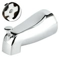 thumbnail image 3 of Bathtub Faucet Zinc Alloy Wall Mounted Bathtub Faucet 5.4" Pull up Diverter for Home Hotel Bathroom, 3 of 8