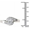 thumbnail image 4 of 3/4 Carat T.W. Diamond Bypass Classic 14kt White Gold Engagement Ring, 4 of 5