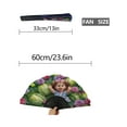 thumbnail image 4 of Cabbage Patch Kids-theme Folding Fan Chinese Fan Hand Polyester Foldable Fan Fans for Dancing Party Home Suitable for Home, Office, Party, 4 of 6