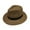 09_Coffee, variant on Cowboy Hats for Women and Men Unisex Fashion Solid Color British Sun Hat Wide Brim Straw Adult Jazz Fedora Hat