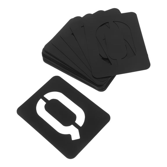 Worgeous 42PCS  Hollow Stencils Crafting Templates Letters and Numbers Templates Reusable Stencils for Painting on Walls Home Decor and Furniture