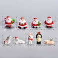 thumbnail image 6 of Ludlz Adorable Snowman Shape Miniature Statue Decor Beautiful Handmade Resin Miniature Statue Model for Home, 6 of 8