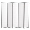 thumbnail image 7 of Oriental Furniture 6 ft. Tall Window Pane - Special Edition - Grey - 5 Panel, 7 of 7