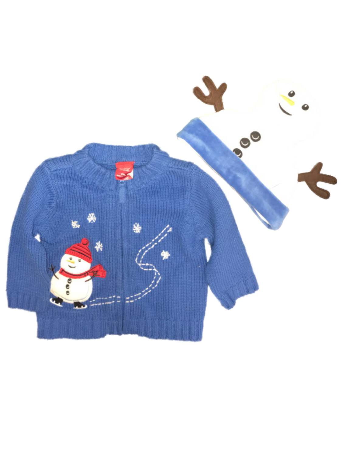 Christmas Snowman Beanie Hat 