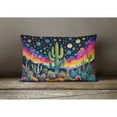 thumbnail image 4 of Carolines Treasures DAC1455PW1216 16 x 12 in. Unisex Queen of the Night Cactus in Color Fabric Decorative Pillow, 4 of 4
