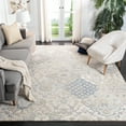 thumbnail image 2 of SAFAVIEH Glamour Charmaine Floral Wool Area Rug, Grey/Blue, 8' x 8' Square, 2 of 7