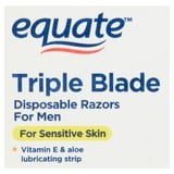 Equate Triple Blade Disposable Razors for Men, 3 count - Walmart.com