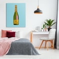 thumbnail image 6 of Stupell Industries Champagne Bottle on Blue Food & Beverage Painting Gallery Wrapped Canvas Art Print Wall Art, 36 x 48, 6 of 8