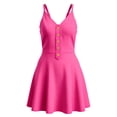 thumbnail image 5 of SROBPTY Summer Dresses for Women Solid Sleeveless V Neck Spaghetti Strap, 5 of 5