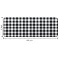 thumbnail image 7 of Black White and Gray Checkerboard Pattern Kitchen Rug Mat,Kitchen Runner Rugs Non Skid Washable,Decorative Kitchen Floor Mats for Kitchen,Sink,Laundry,17"x47.2", 7 of 7