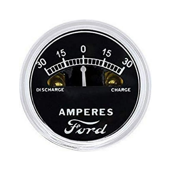 United Pacific A1052L 30-0-30 Ford Script Ammeter For 1928-1931 Ford Model A