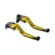 thumbnail image 1 of Palancas de freno y embrague para Yamaha YZF R1 2009-2014, aleación de aluminio, mango dorado, 1 of 6