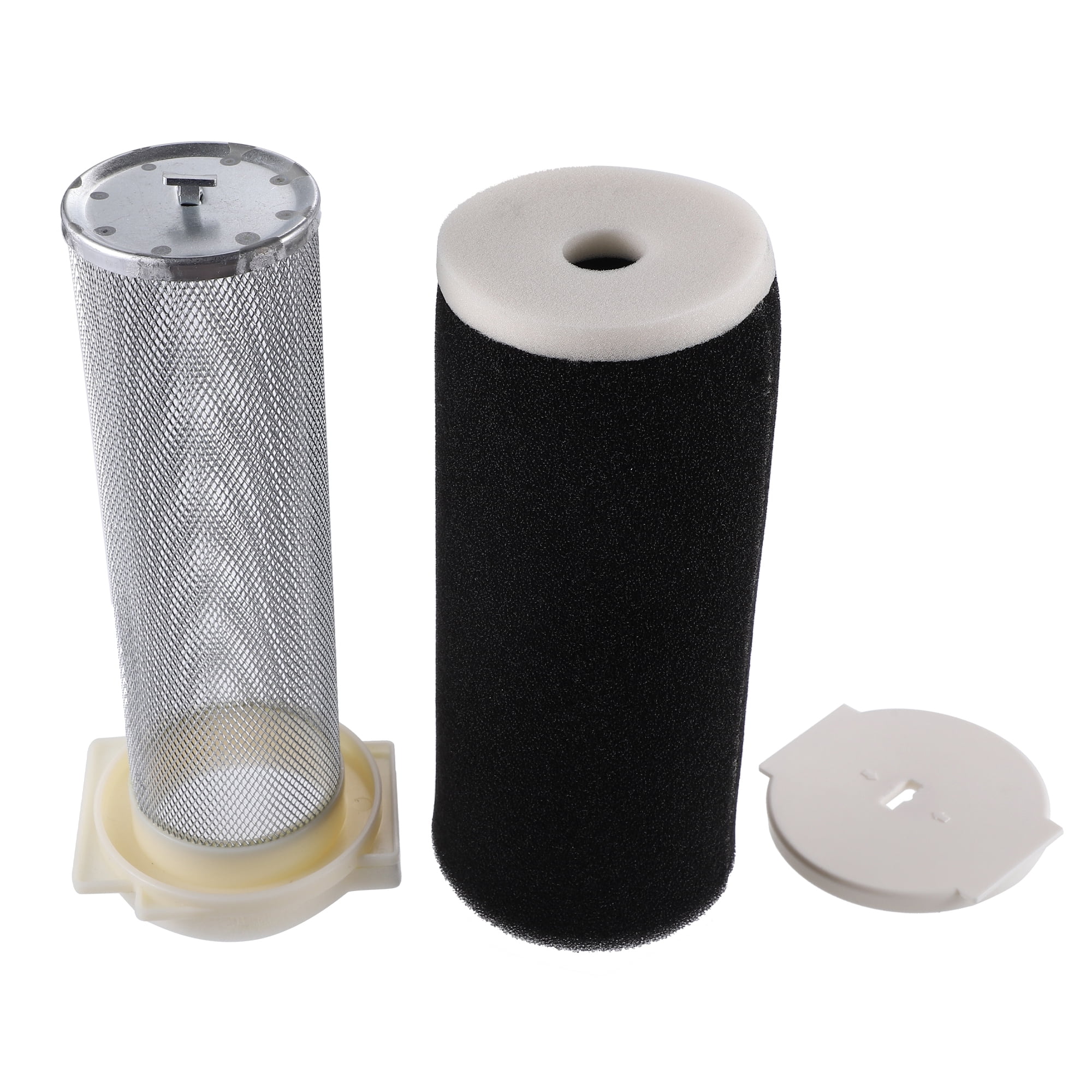 Unique Bargains 1Set Air Filter with Guide and End Cap for Yamaha for Warrior for Wolverine 350 YFM350 Grizzly 600 660 YFM600