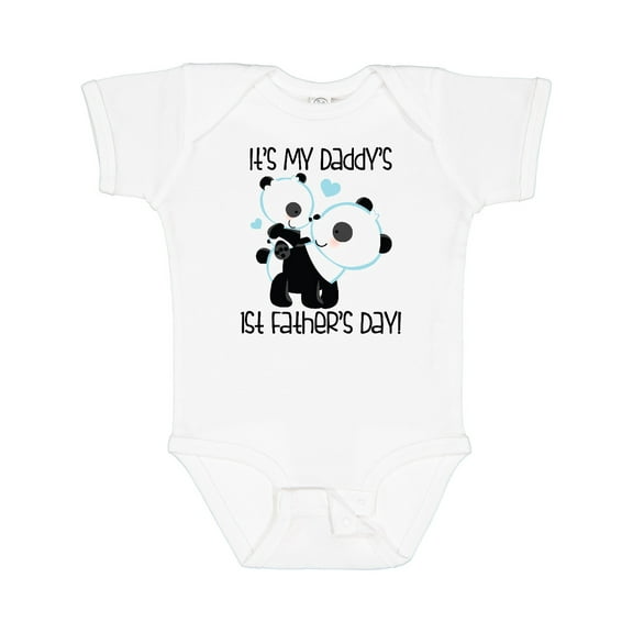 Inktastic My Daddy's 1st Fathers Day Boys Baby Bodysuit