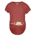 thumbnail image 2 of Maternity Baby Peeking T Shirt Funny Pregnancy Tee for Expecting Mothers, 2 of 9