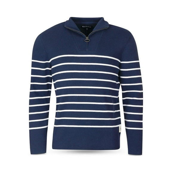 Barbour Men's Harbour Regular Fit Half Zip Mock Neck Sweater 2XL Navy B4HP