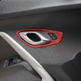 thumbnail image 2 of Cubierta de manija interior de puerta para Chevrolet Camaro 2017-2021, color rojo, 2 of 5