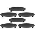 thumbnail image 4 of 6Pcs Iron Candle Plate Simple Candlestick Candle Holder Centerpiece Party Decor, 4 of 9