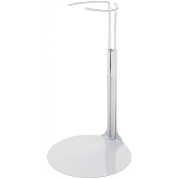 Kaiser 2101 White Adjustable Doll Stand, fits 8 to 11 inch Dolls or Action Figures, waist width adjusts from 1.375 to 1.75 inches, Pack of 3