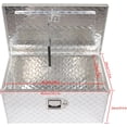 thumbnail image 6 of munirater 20 Inch Aluminum Tool Box Storage Truck Underbody Flatbox Replacement for Pick Up Truck Bed ATV RV Trailer W/Lock and 2 Keys Sliver, 6 of 7