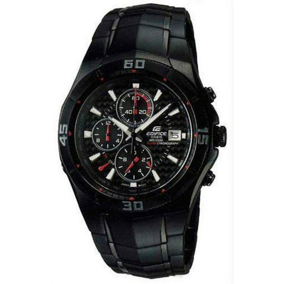 EF514BK-1A Men's Black Anodized Stainless Steel Edifice
