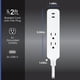 thumbnail image 3 of Paquete combinado Power Strip GE de 8 salidas, 2 cables USB-C 245J de 0,6 m, 3 of 7