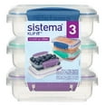 thumbnail image 4 of Sistema Klip It Food Storage Containers, Colour May Vary, 4 of 5
