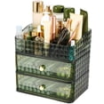 thumbnail image 1 of Makeup Organizer with Stackable Drawers Large Capacity Makeup Vanity Organizer with Compartment 3 Tier Cosmetic Storage Rack  Pattern Makeup Case Organizer for Dresser Bathrooms, 1 of 7