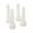 White, variant on simhoa 4 Pieces Teat Cup Liners Replacements Easy to Install for Livestock Breeding Practical Convenient Soft Milking Machine Liners Black