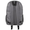 thumbnail image 6 of 19 Inch Two Tone Color Mesh Side Pocket Backpack for Camping, Commuting and Travel in Gray & Yellow, 6 of 7
