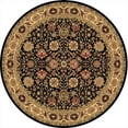 thumbnail image 1 of Rugs America 20937 Tapis Rond Noir Tabriz 5 Pi. 3 Po., 1 of 1